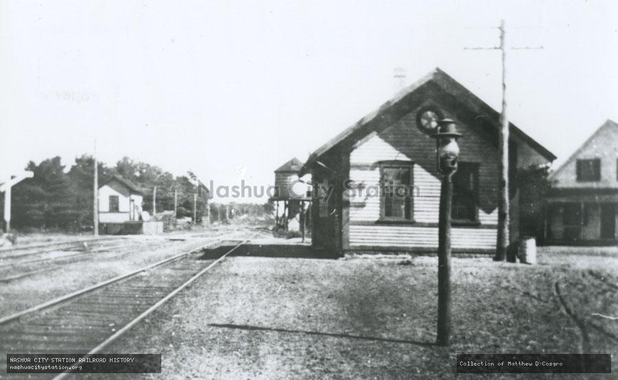 Postcard: Railroad Station, Douglas, Massachusetts